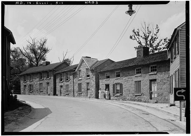 HABS August 1936 - Columbia Pike (Stone Houses), Ellicott City