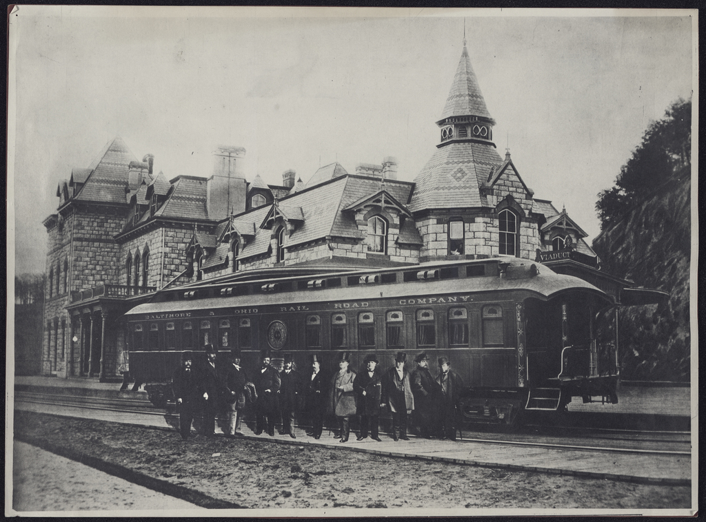 cr_cd_00020-Viaduct-Hotel-at-Relay-circa-1880-with-a-photo-montage-of-officials-in-the-foreground.-Courtesy-of-the-History-Room-at-the-Baltimore-County-Public-Library-Catonsville-Branch